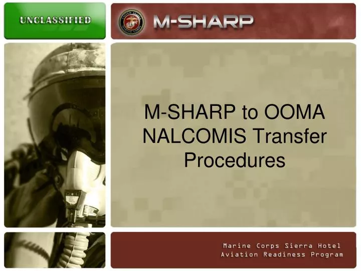 m sharp to ooma nalcomis transfer procedures
