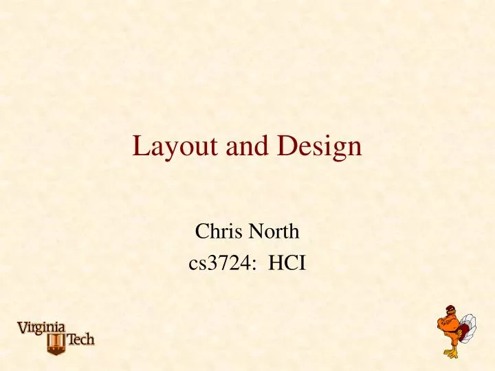 layout and design