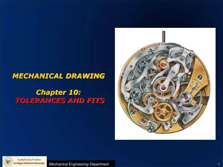 mechanical drawing chapter 10 tolerances and fits