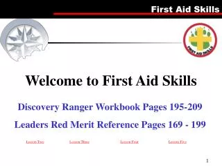 Welcome to First Aid Skills
