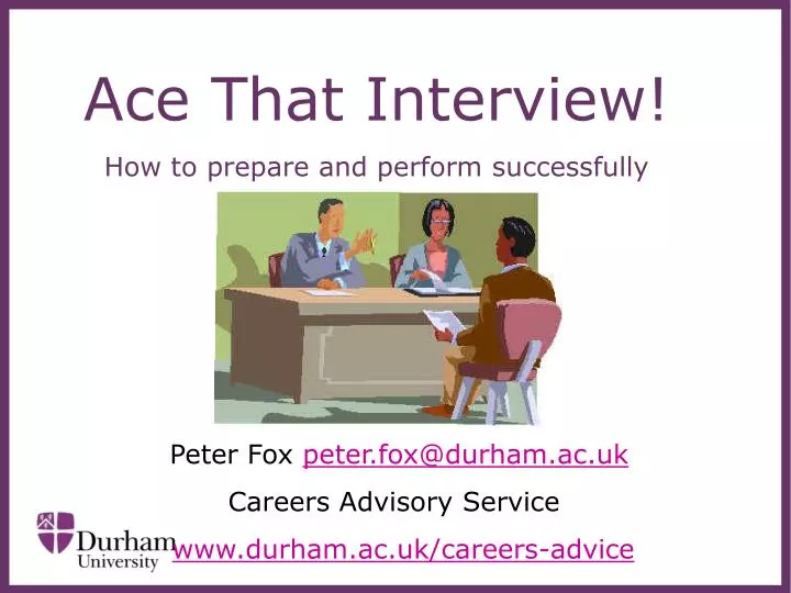 ace that interview how to prepare and perform successfully