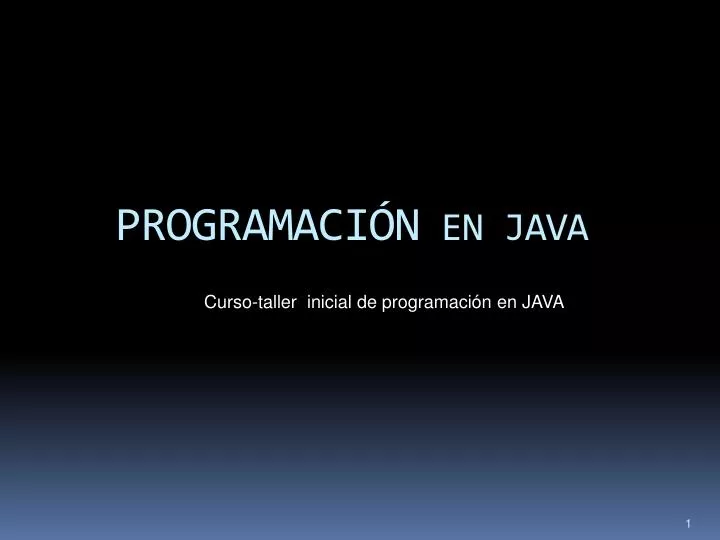 programaci n en java