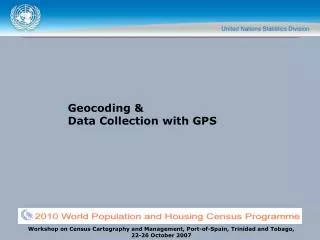 Geocoding &amp; Data Collection with GPS
