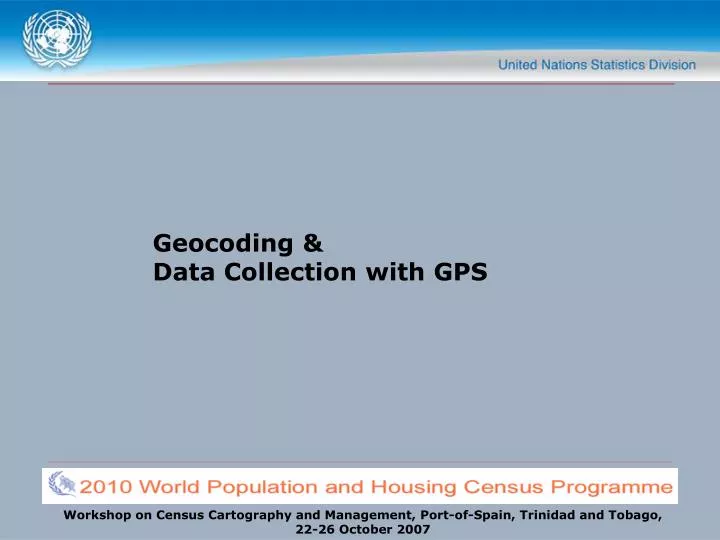 geocoding data collection with gps