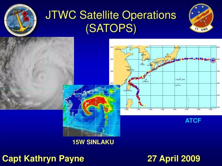 jtwc satellite operations satops