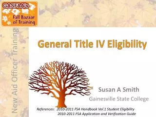 General Title IV Eligibility