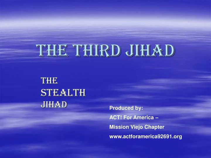 the third jihad