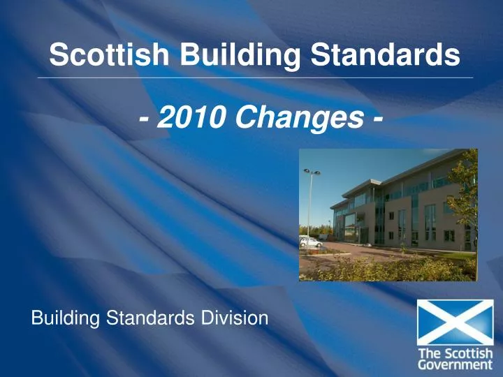 scottish building standards