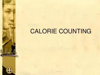 CALORIE COUNTING