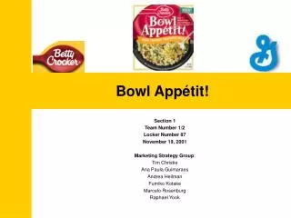 Bowl Appétit!