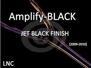 Amplify black