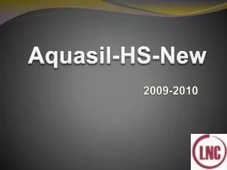 Aquasil HS new
