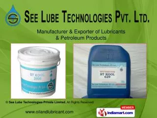 Rust Preventive Fluids by See Lube Technologies