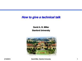 How to give a technical talk