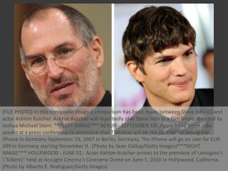 Kutcher to play Steve Jobs in biopic