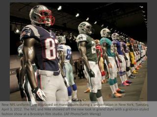 NFL unveils new uniforms