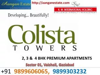 Colista Tower Vaishali ^^9899303232^^ Colista Tower Vaishali