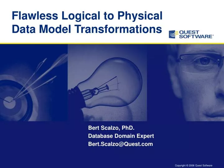 flawless logical to physical data model transformations