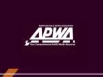 APWA Fleet - slide 1