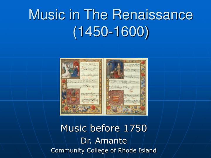 music in the renaissance 1450 1600