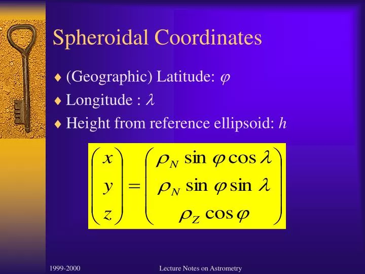 spheroidal coordinates