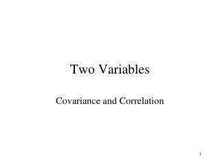 Two Variables