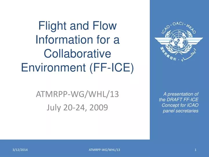 flight and flow information for a collaborative environment ff ice