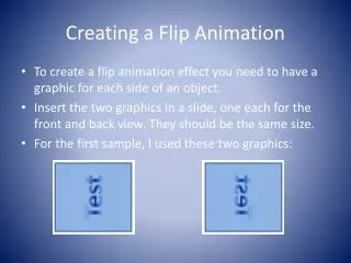 Creating a Flip Animation