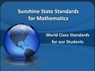 Sunshine State Standards for Mathematics