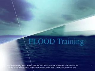 FLOOD Training