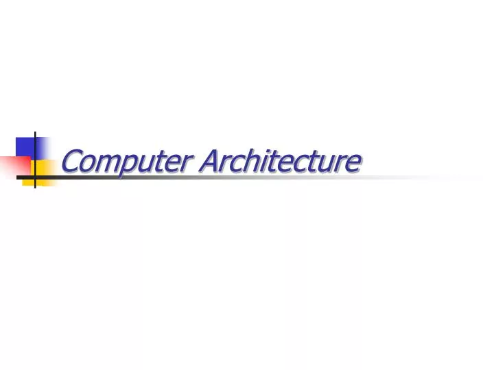 computer architecture