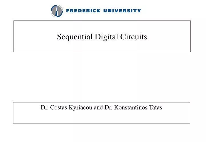 sequential digital circuits