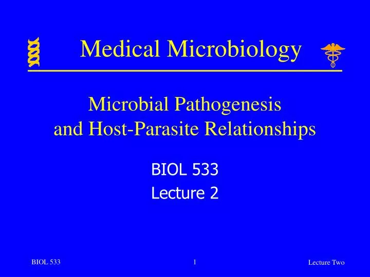 microbial pathogenesis and host parasite relationships