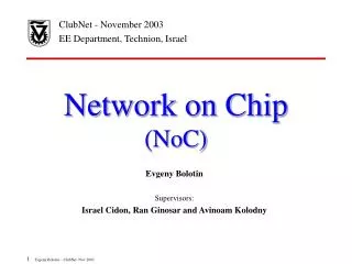Network on Chip (NoC)