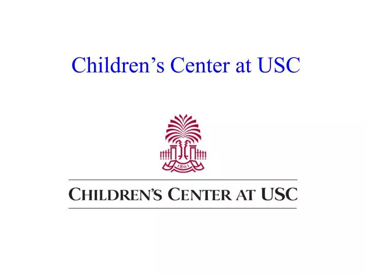 children s center at usc