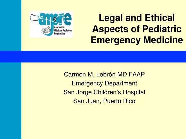 legal and ethical aspects of pediatric emergency medicine