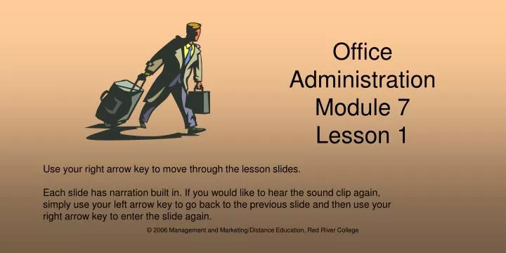 office administration module 7 lesson 1