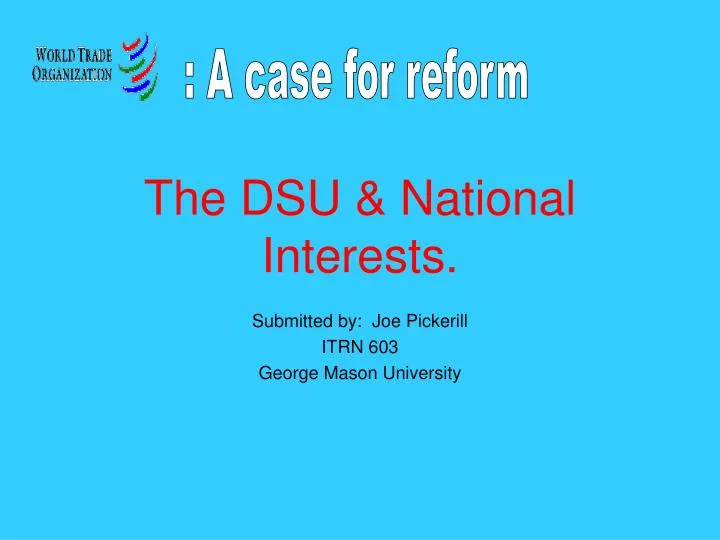 the dsu national interests