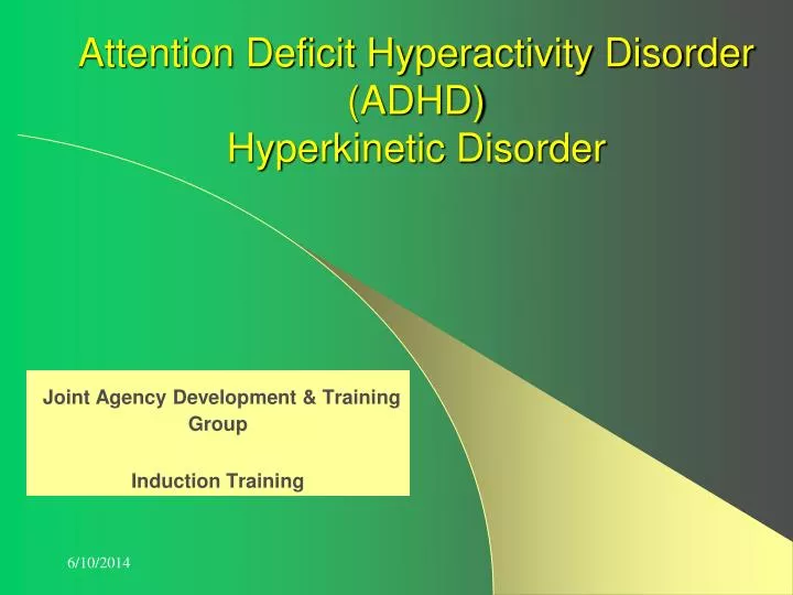 attention deficit hyperactivity disorder adhd hyperkinetic disorder