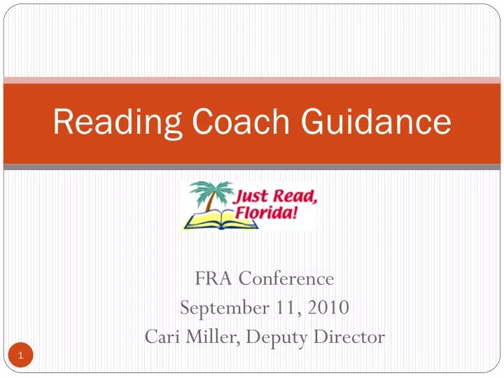 reading coach guidance