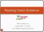 Reading Coach Guidance - slide 1