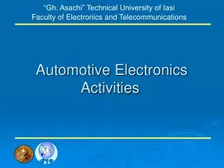 Automotive Electronics Activities