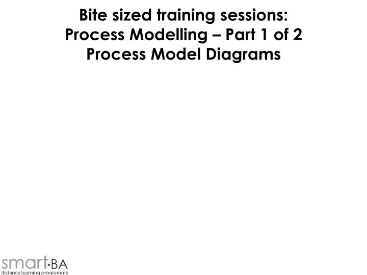 bite sized training sessions process modelling part 1 of 2 process model diagrams