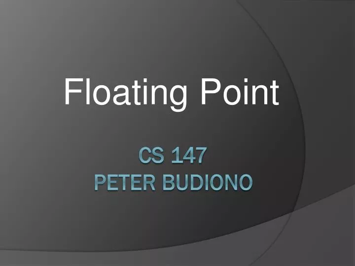 floating point