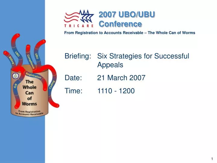 briefing six strategies for successful appeals date 21 march 2007 time 1110 1200