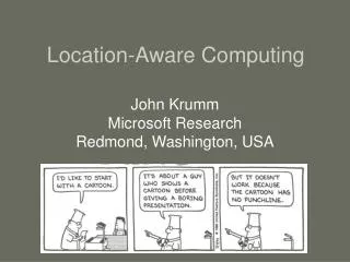 Location-Aware Computing