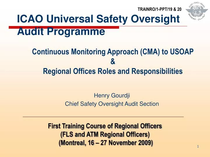 icao universal safety oversight audit programme