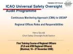 ICAO Universal Safety Oversight Audit Programme - slide 1