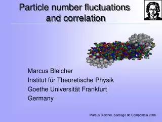 Particle number fluctuations and correlation