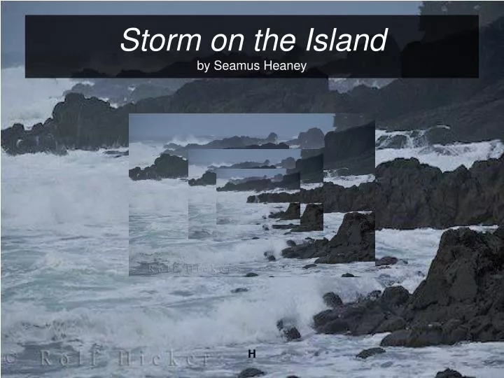 storm on the island by seamus heaney